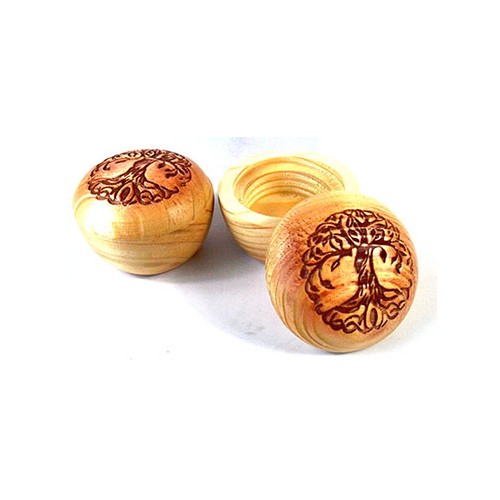 Set of 2 Tree of Life Wooden Boxes