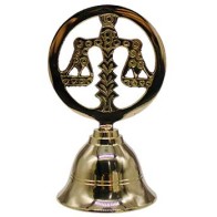 4 1/4" Scale Brass Bell for Elegance