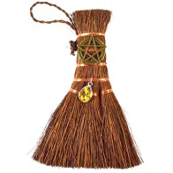 8" Pentagram Broom for Rituals