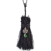 Pentagram Broom for Rituals and Decoration