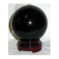 50mm Black Gazing Ball for Scrying