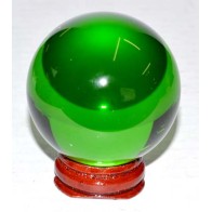 Bola de Observación Verde de 80mm para Adivinación y Meditación