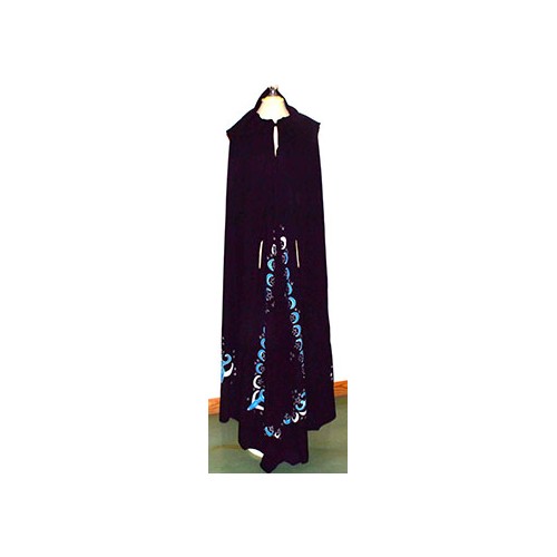 Moon Goddess Black Cape for Mystical Moments