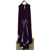 Moon Goddess Black Cape for Mystical Moments