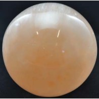 Orange Selenite Gazing Ball