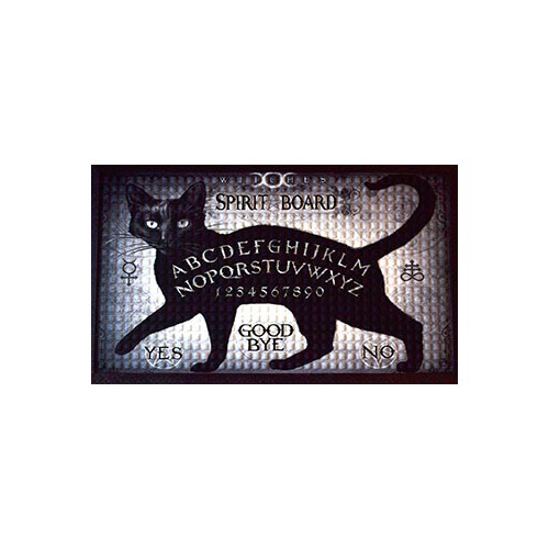 Black Cat Witches Spirit Board Doormat