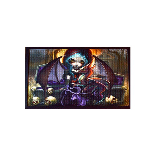 Vampire Girl Doormat for Gothic Decor