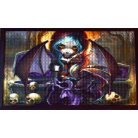 Vampire Girl Doormat for Gothic Decor