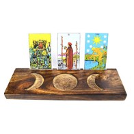 12" Triple Moon Tarot Card Holder