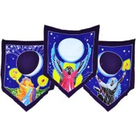 Triple Moon Goddess Prayer Flags