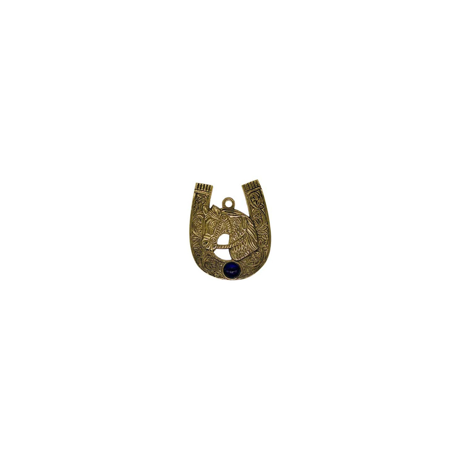 Brass Horseshoe Wall Hanging for Luck