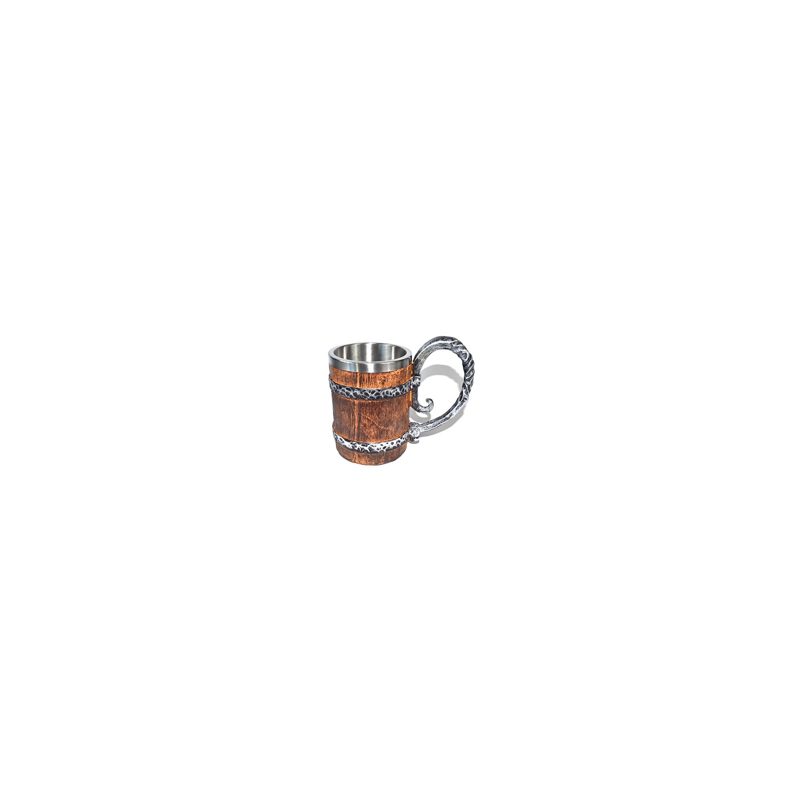 5 Inch Big Brown Barrel Mug