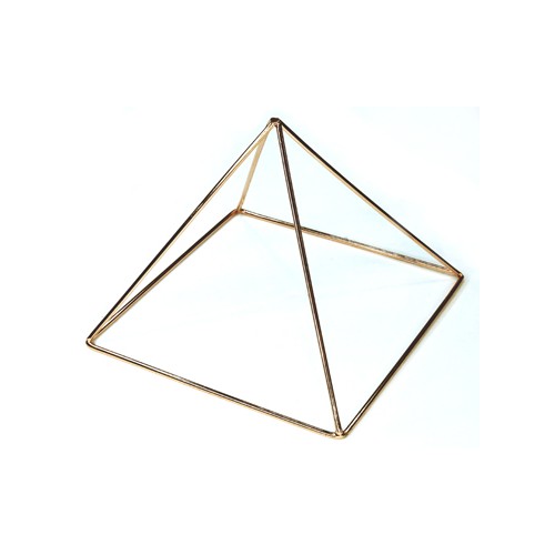 6 Inch Copper Pyramid for Energy Amplification