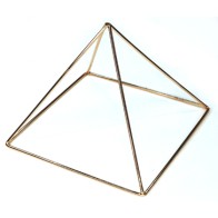 6 Inch Copper Pyramid for Energy Amplification