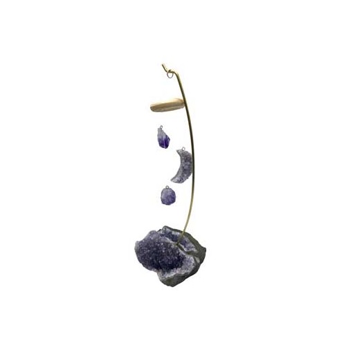 9 Inch Amethyst Table Chime