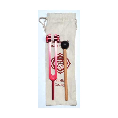 8 1/2 Inch Red Root Chakra Tuning Fork