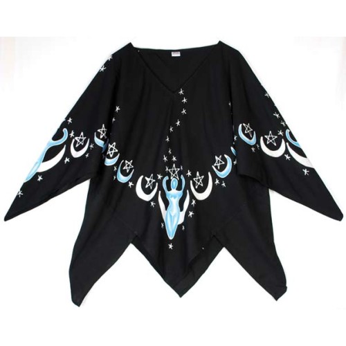 Moon Goddess Black Top for Women