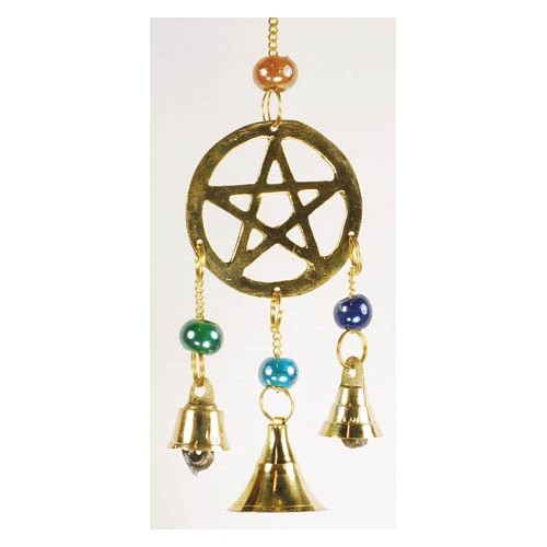 Pentagram Wind Chime for Sacred Spaces