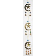 Stars and Moons Brass Wind Chime