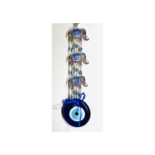 Elephant Evil Eye Wall Hanging