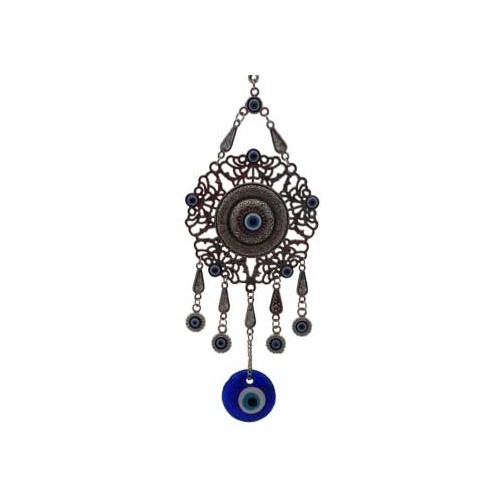 Flower Evil Eye Wall Hanging for Protection