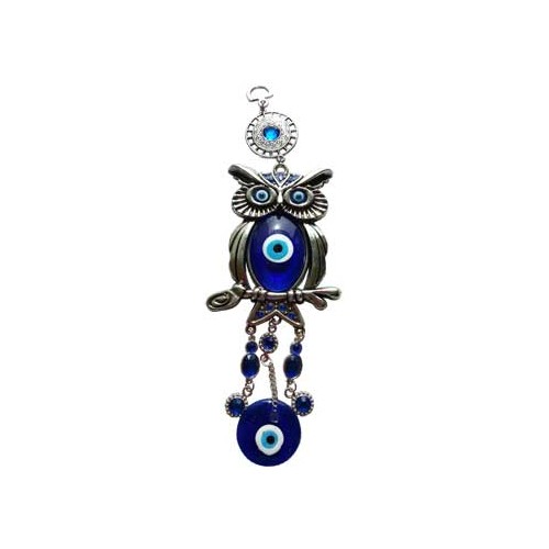 Watching Owl Evil Eye Wall Hanging