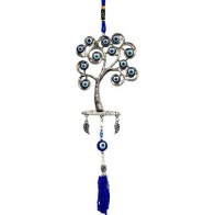 Tree Evil Eye Wall Hanging for Protection and Decor