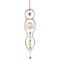 Goddess with Chakra Stones Wall Hanging Art