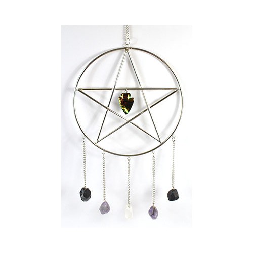 Pentagram Stones Wall Hanging for Unique Decor