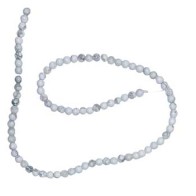 4mm Howlite Beads for Jewelry Making