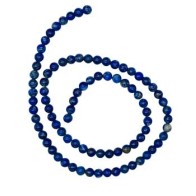 Cuentas de Lapis de 4mm para Elaboración de Joyas