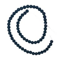 6mm Lava Stone Beads for Jewelry Making