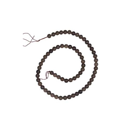 6mm Smoky Quartz Beads for Jewelry Making