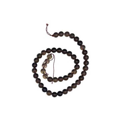 8mm Smoky Quartz Beads for Jewelry Making