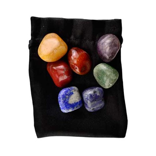 Set de Piedras de Meditación de Chakras para Equilibrio de Energía