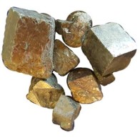 Piedras cúbicas de pirita de 1 lb para protección y riqueza