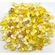 1 lb Yellow Agate Tumbled Chips 5-12mm