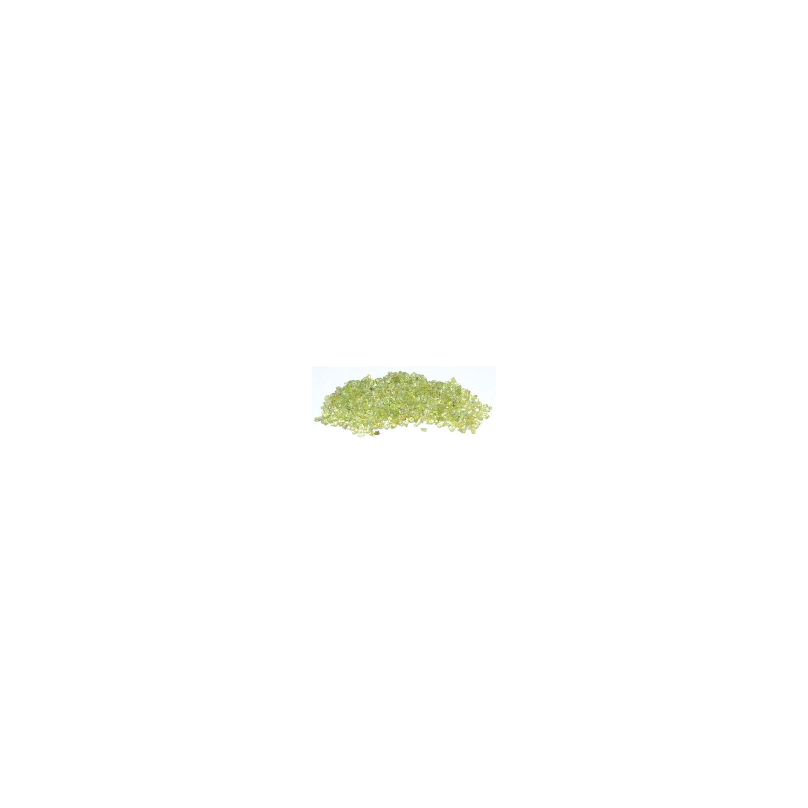 Chips de Peridot Pulido 1 lb 2-4mm