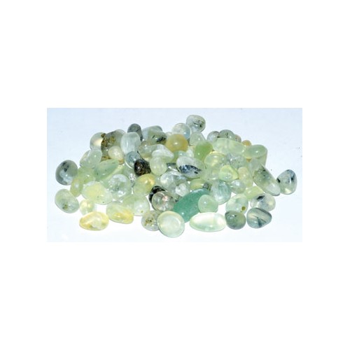 1 lb Chips de Prehnite Verde Pulidos