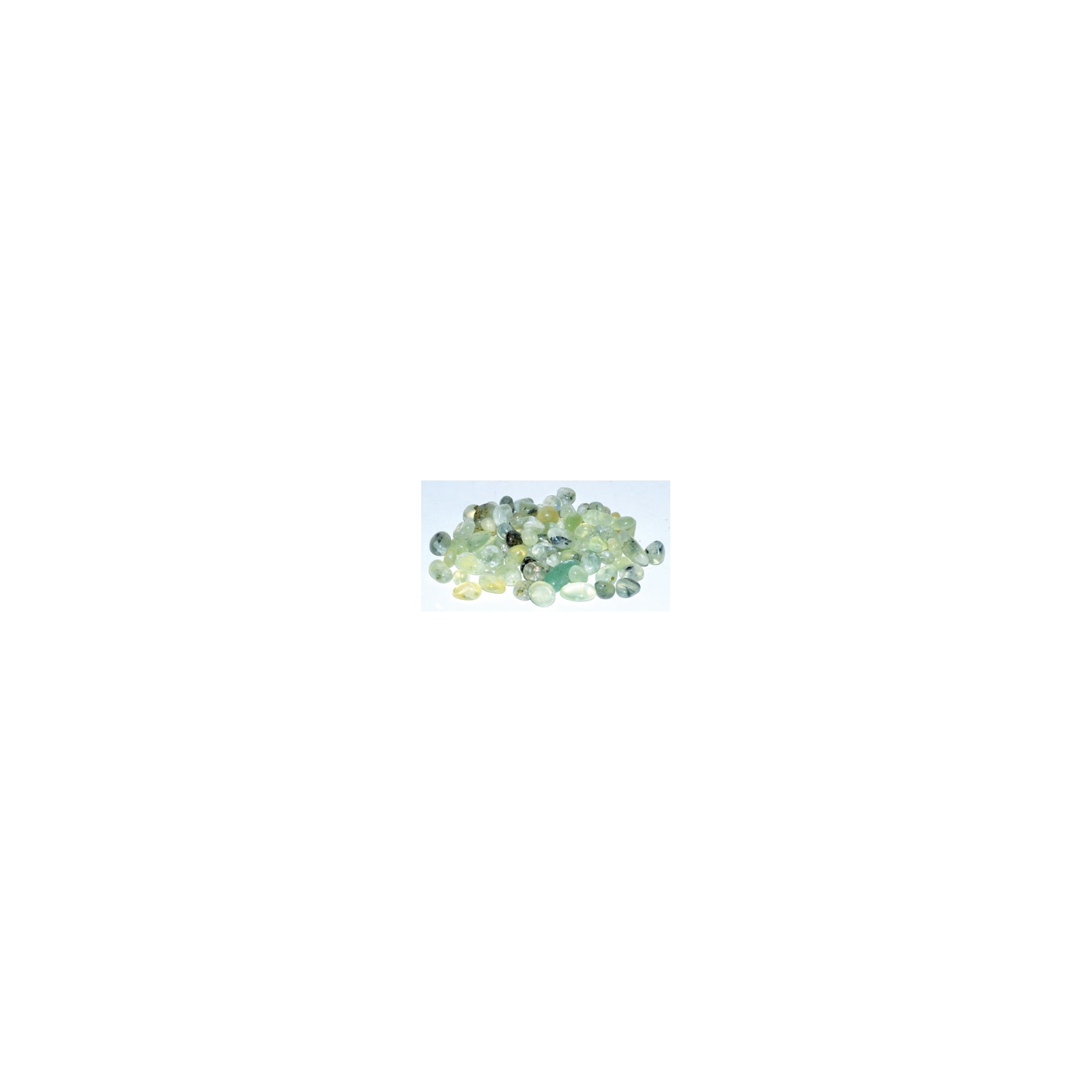 1 lb Chips de Prehnite Verde Pulidos