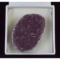 Amethyst Druse Cabochon - Unique Gemstone