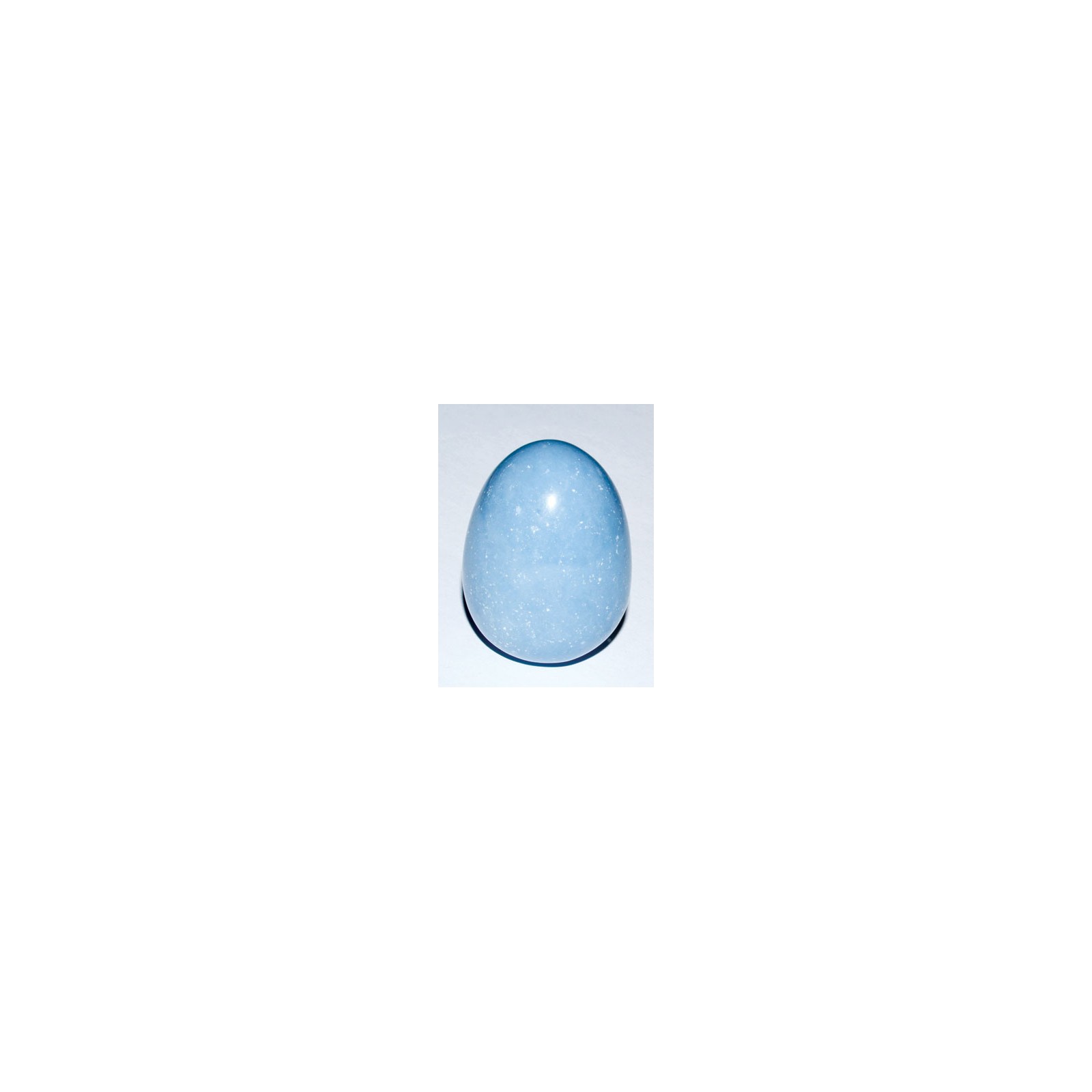 2" Angelite Egg for Collectors