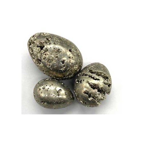 Approximately 2" Pyrite Egg for Wealth