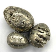 Approximately 2" Pyrite Egg for Wealth