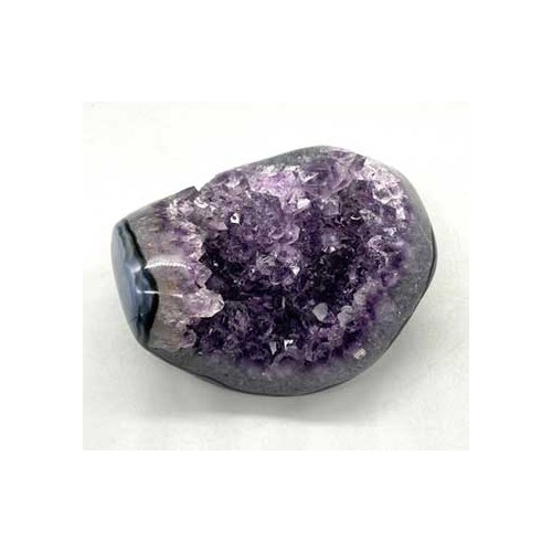 Amethyst Polished Geode for Energy Work