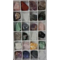 Mixed Rough Stones Flat Set for Energy Work