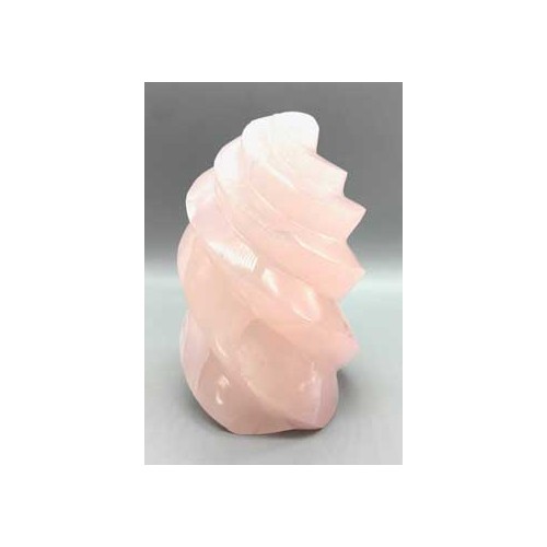 Pink Calcite Flame Shape for Energy