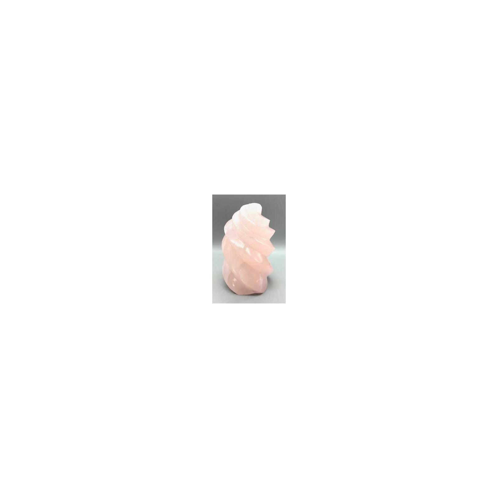 Pink Calcite Flame Shape for Energy