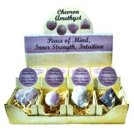 Chevron Amethyst Gift Box Set of 12