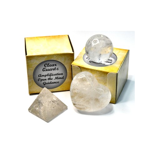 Quartz Gift Box Set of 12 for Energy Amplification